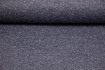 Alpenfleece, uni, dunkelblau meliert, 0,5 m